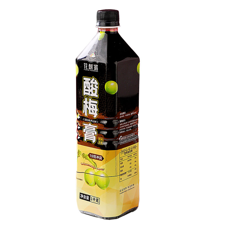 酸梅膏1kg装买5赠1平均13.2/瓶