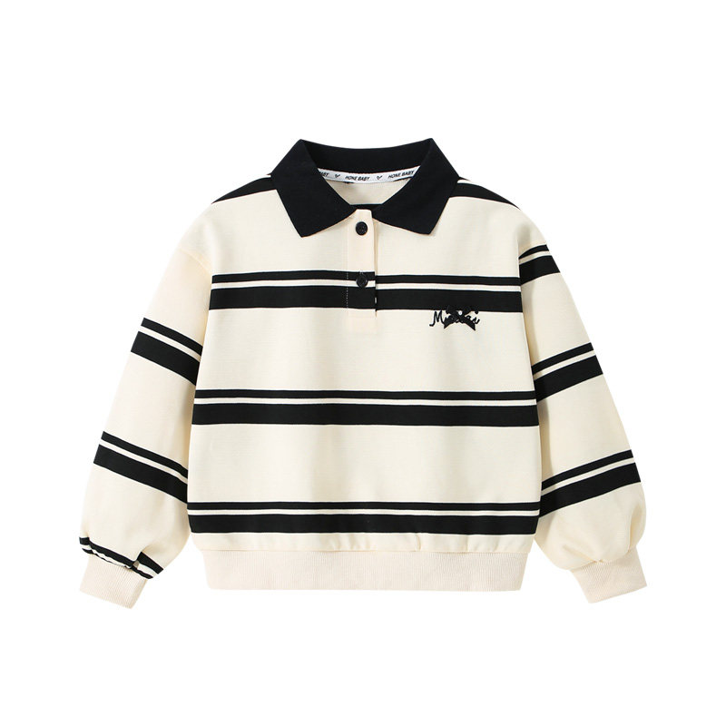 Hi!Fish大童女童时髦polo衫上衣