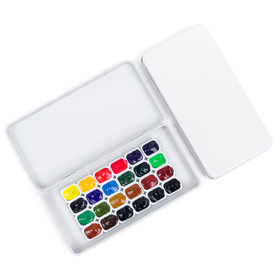 美国ds大师级水彩颜料12色珠光色