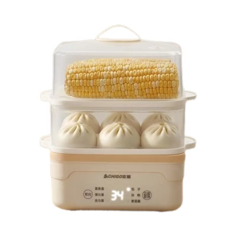 志高蒸蛋器家用智能定时预约大容量蒸蛋器自动断电早餐神器电蒸锅