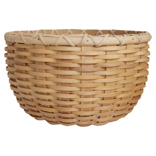 木片编织收纳筐厨房鸡蛋生姜大蒜储物篮桌面藤编蔬菜置物筐杂物盒