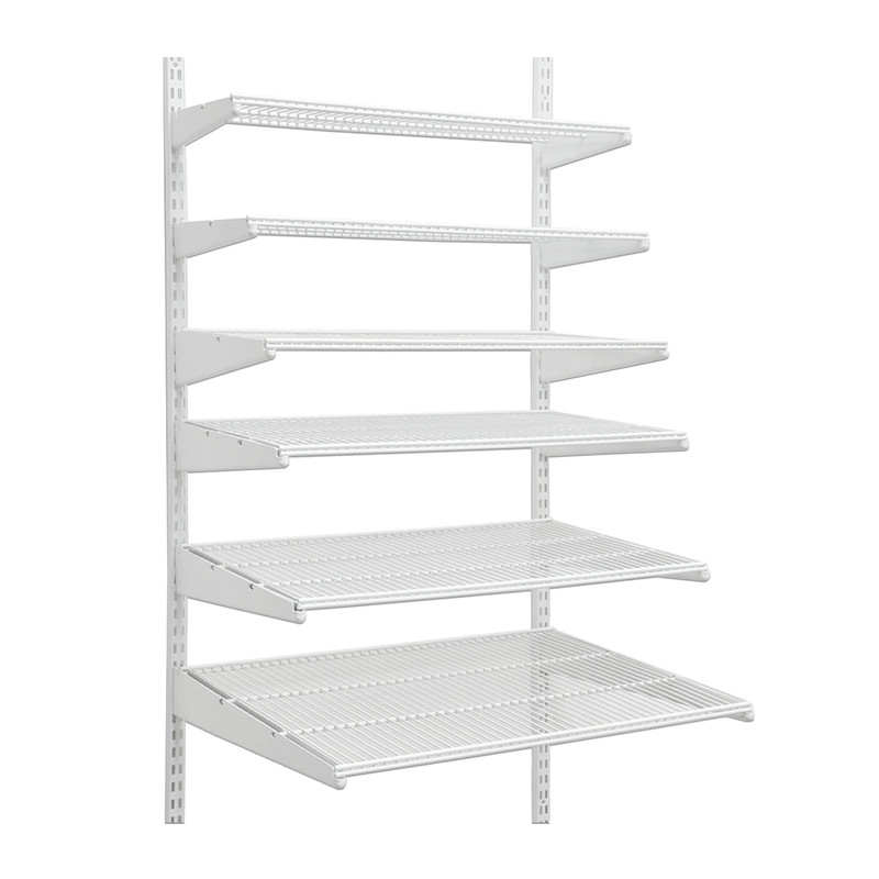 置物架800库壁AA柱挂式金属衣柜收纳储藏室开放式砌墙挂衣网格板