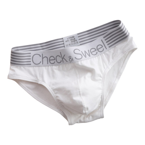 男士三角内裤男纯棉男生宽松透气潮流个性青少年三角裤头短裤衩