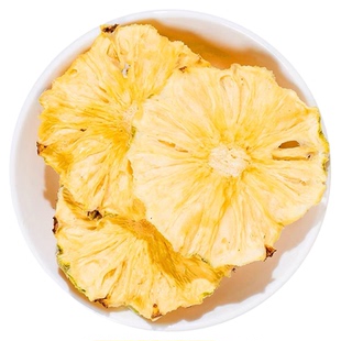 菠萝干500g凤梨干片烘干菠萝片商用水果烘焙装饰零食泡水果茶散装