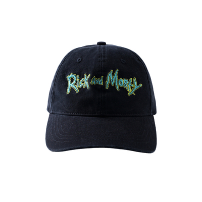 【Rick and Morty官方联名】WHOOSIS 基础logo刺绣软顶水洗弯檐帽