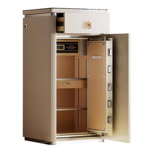 鹿匠保险柜家用搬不走2026新款150斤防盗隐藏式51cm宽床头柜保险箱密码五斗柜立柜玄关柜1米家庭隐形保险柜