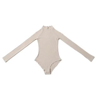 涂一TT2219现代舞蹈练功服女式紧身长袖纯色连体穿搭体操服艺考生