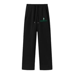 tokidoki加绒重磅直筒裤子秋冬潮牌高街百搭休闲长裤圣诞