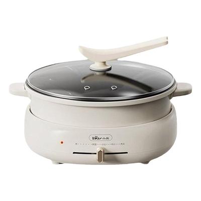 小熊电火锅分体式家用多功能煮锅