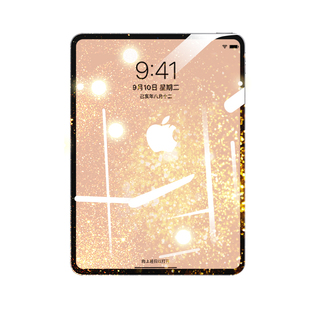 适用ipadair5钢化膜ipadp全屏ro2020新款4绿光10.2苹果2019平板pro11寸mini5高清10.9寸2021电脑8保护10.5
