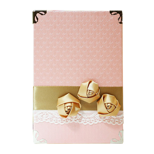 对折式接亲誓言书婚礼舞台道具主持人手卡台词夹欧式结婚证书本册