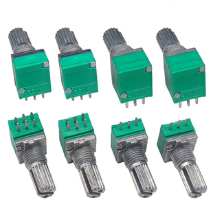 RV097NS 音量可调电位器 3/6/5/8脚 B5K 10K 20K 50K 100K 带开关