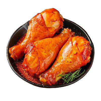 小石头香辣大鸡腿开袋即食氮气蜜汁熟食健身鸡肉小吃食品鸭腿零食