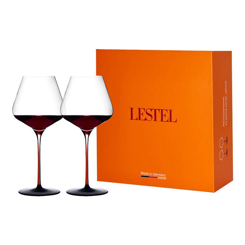 LESTEL莱仕得渐变色水晶玻璃酒杯