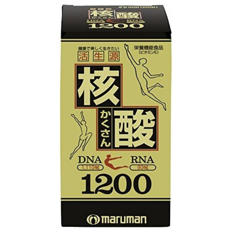 日本代购maruman 活力源核酸1200 600粒/瓶DNA&RNA酵母