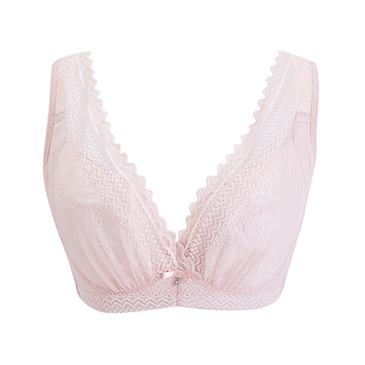 大胸显小全罩杯背心式软钢圈内衣