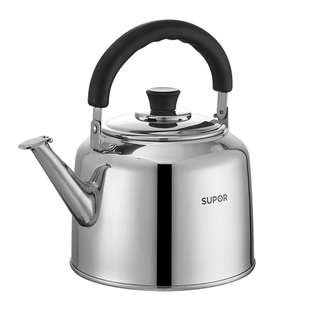 苏泊尔烧水壶燃气304不锈钢大容量鸣笛开水壶家用燃气电磁炉通用