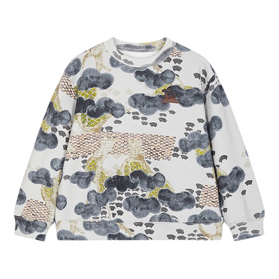 江南布衣童装套头卫衣Y型绒感