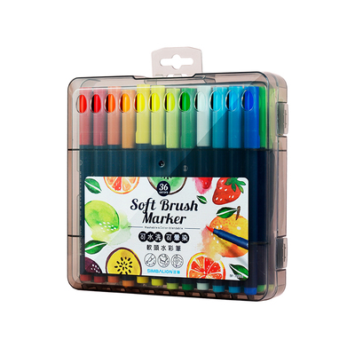 雄狮可水洗可晕染软头水彩笔