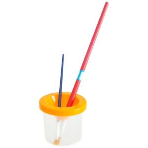 台湾游思乐USL儿童幼教装备 幼儿园绘画美术画画洗笔杯美劳杯