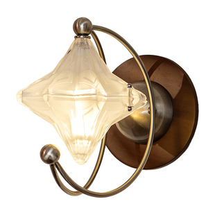 卧室床头壁灯中古风现代简约客厅背景墙装饰灯复古法式中山灯具