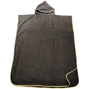 外贸出口日单纯棉网红潮牌浴巾斗篷男士浴裙可穿浴袍大浴巾微瑕