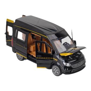 大奔斯宾特合金车模房车汽车模型仿真mpv商务车玩具车男孩面包车