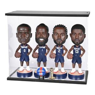 快船队哈登保罗乔治伦纳德威少手办人偶模型摆件篮球周边生日礼物