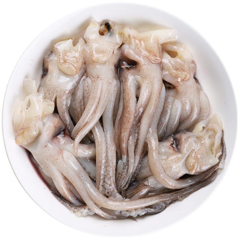 新鲜鱿鱼头现切冷冻鱿鱼须餐饮饭店商用食材章鱼须烧烤用品20斤