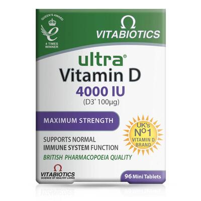 vtabiotics维生素d片活性4000iu