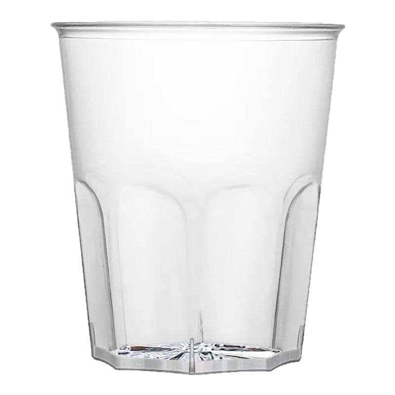 一次性航空杯家用一次性杯子硬塑八角杯饭店酒吧啤酒杯耐高温杯子