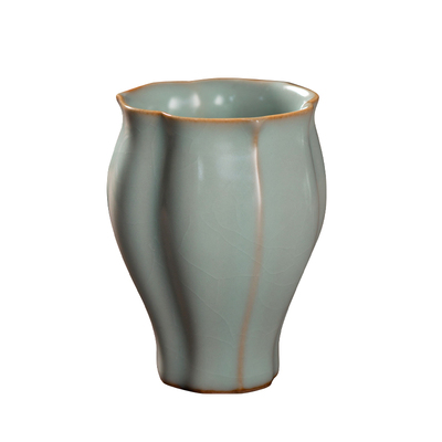 问鼎汝窑复古主人杯中式茶杯开片