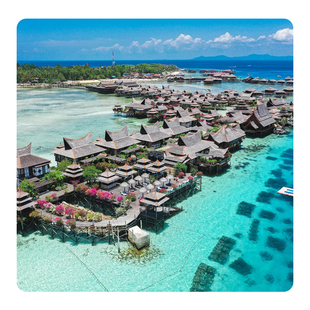 寰亚假期 仙本那马布岛海上木屋度假村 MWB水屋预订卡帕莱水上屋