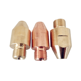 龙门焊导电咀嘴4.0焊嘴埋弧焊机5.0焊丝紫铜咀M18X1.5导电嘴黄铜