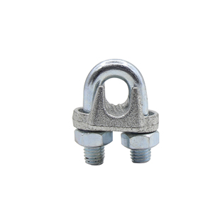 镀锌钢丝绳卡头卡扣锁具U型夹头M3-M25夹绳卡扣拉紧器锁扣夹绳扣