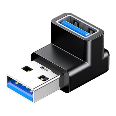 分创者USB3.2Gen2公对母90度弯头