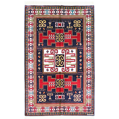 天匠美式复古客厅地毯蒙古地毯宁夏地毯122x183cm