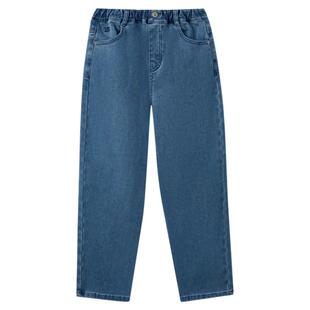 eland kids衣恋童装男童女童裤子2025年秋季新品休闲裤刺绣牛仔裤