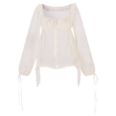 银河万岁清澈「衬衫半裙套装」