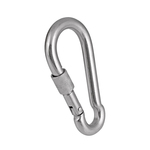 304不锈钢户外锁扣卡扣抽绳扣保险扣螺母弹簧扣登山扣链条连接扣