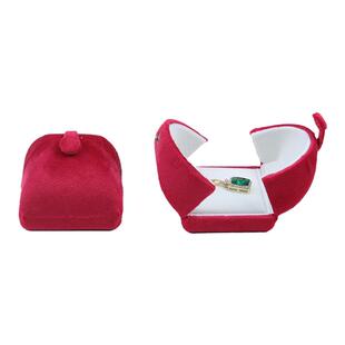 丝绒双开首饰盒子高档珠宝礼品盒戒指吊坠珍珠项链手镯收纳包装盒