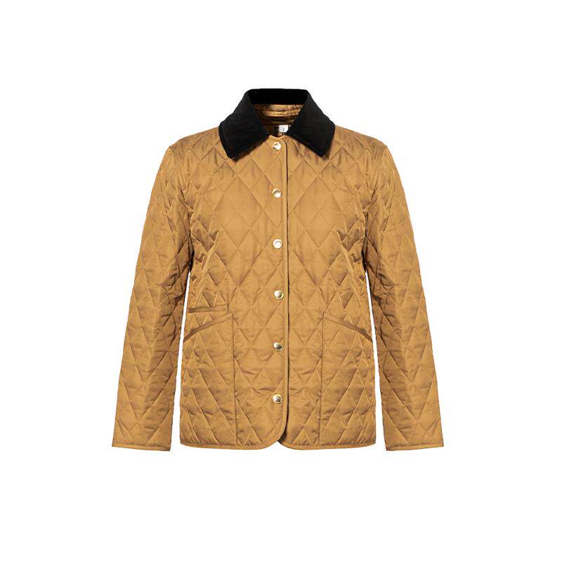 BURBERRY灯芯绒翻领夹克外套