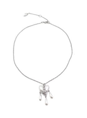 XMRACC小香风心形珍珠西太后项链