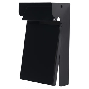 门禁遮光罩黑色防晒罩人脸识别防水防护罩防误打卡闸机门铃防雨罩