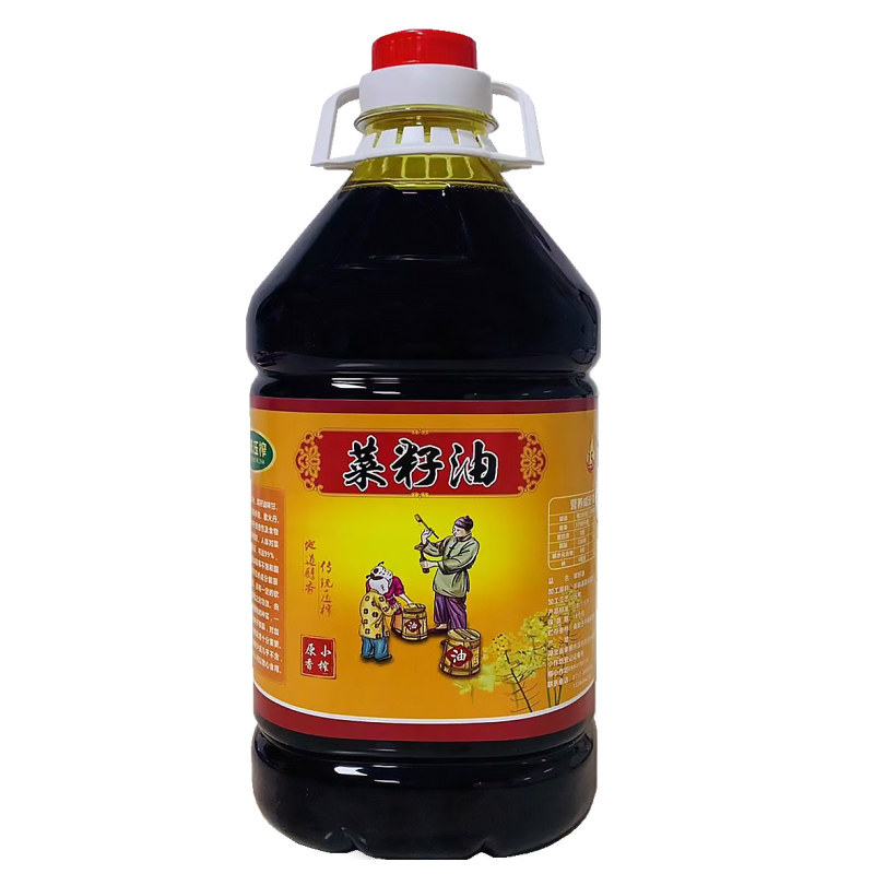 纯正无添加农家油坊菜籽油5斤