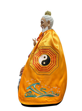 精品道家三清太上老君刺绣披风