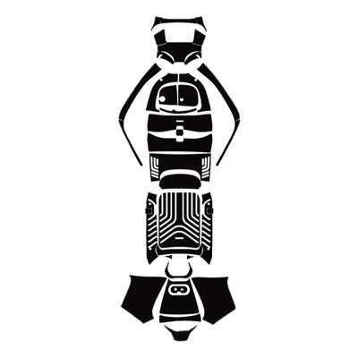 适用于24款九号E80CMK2/E125MK2/E150MK2加厚防剐装甲贴改装配件