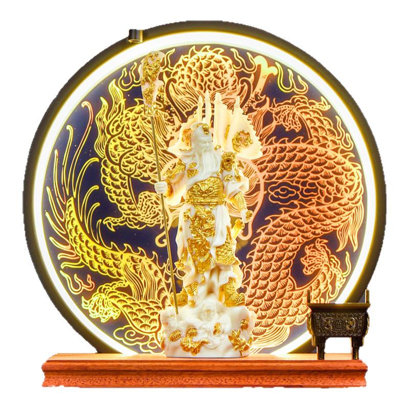 新中式招财关公装饰品摆件