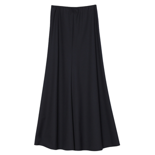 Carolingian極简ROW风！精纺细支羊毛+Viscose气质长半裙大气半裙