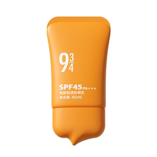 老爸评测934悦颜防晒霜女夏季轻透防晒乳SPF45身体面部通勤